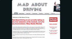 Desktop Screenshot of madaboutdriving.co.uk